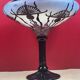 Large plant bowl vase of Thistles Signed Le Verre Français Art Nouveau 192