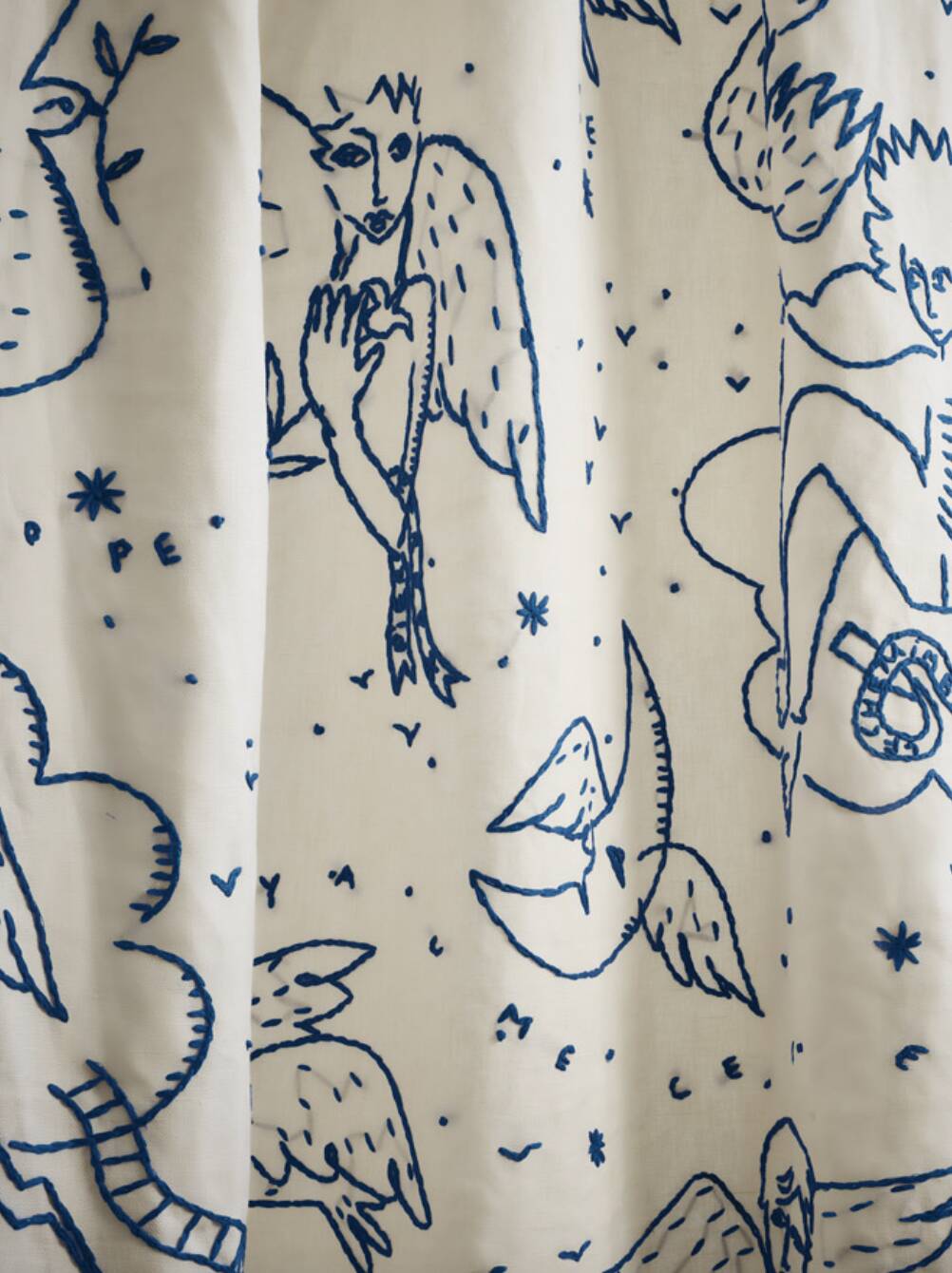 Stretched fabric P.Frey X Castelbajac