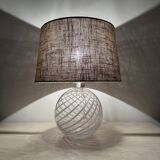 Mid-century design Holmegaard Swirl lamp , 1970s Denmark