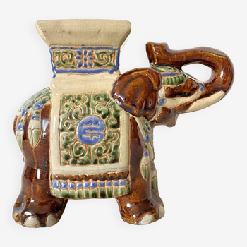 Vintage elephant plant holder