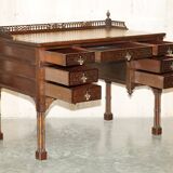 Chinese Chippendale bureau restored by Edward & Roberts