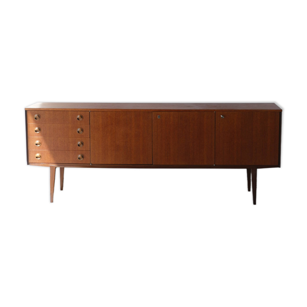 Enfilade scandinave en teck années 70 (220 cm)   Vintage
