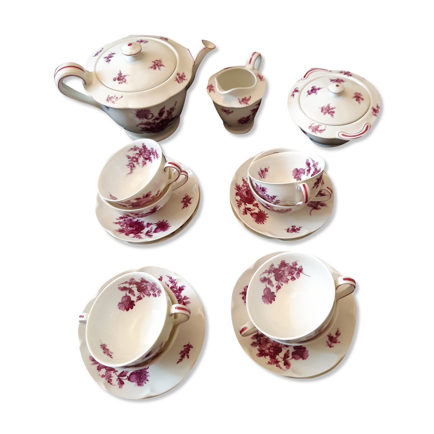 8-cup Tea service Theodore Haviland
