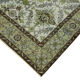 Handmade contemporary anatolian 1970s 163 cm x 306 cm green carpet
