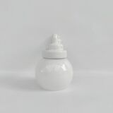 Antique art deco porcelain wall light