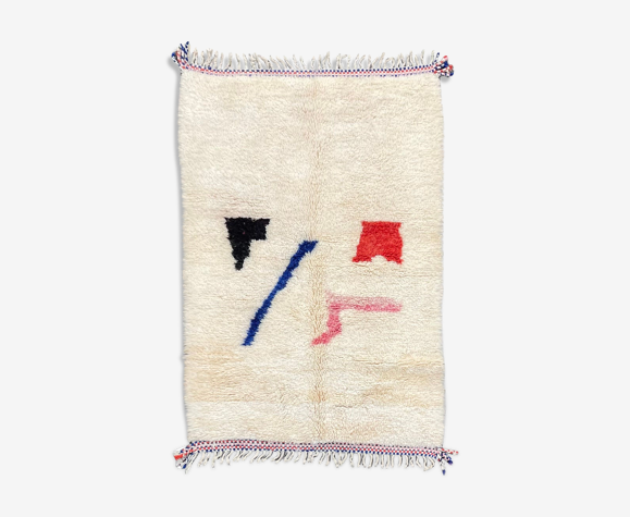 Tapis berbere m'rirt en laine 125x200 cm