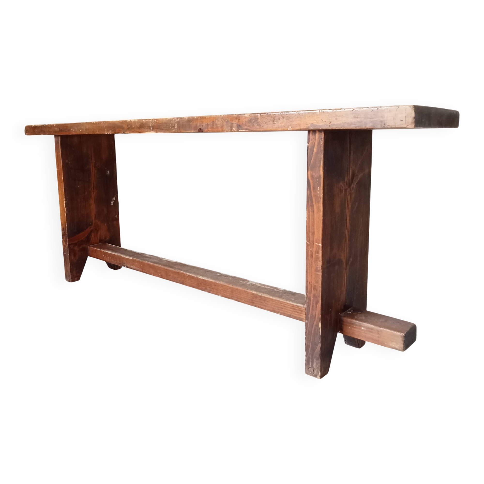 Wooden bench, 70s-80s