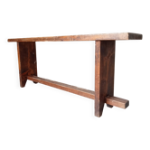 Banc en bois, années 70-80