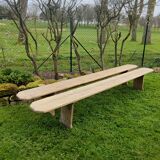 Pair of vintage benches 3m