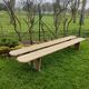 Paire de bancs vintage 3m