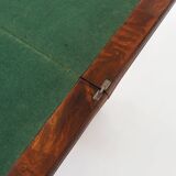 Victorian Burl Wood Folding Card Table, UK, 19th Century