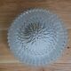 Globe ceiling light in molded glass