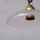 Brass and Glass Mid-Century Pendant Lights (7 Available)