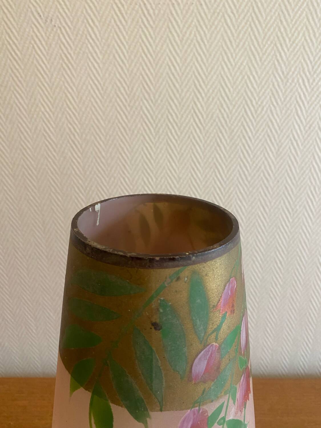 Vase Art déco signé Belval