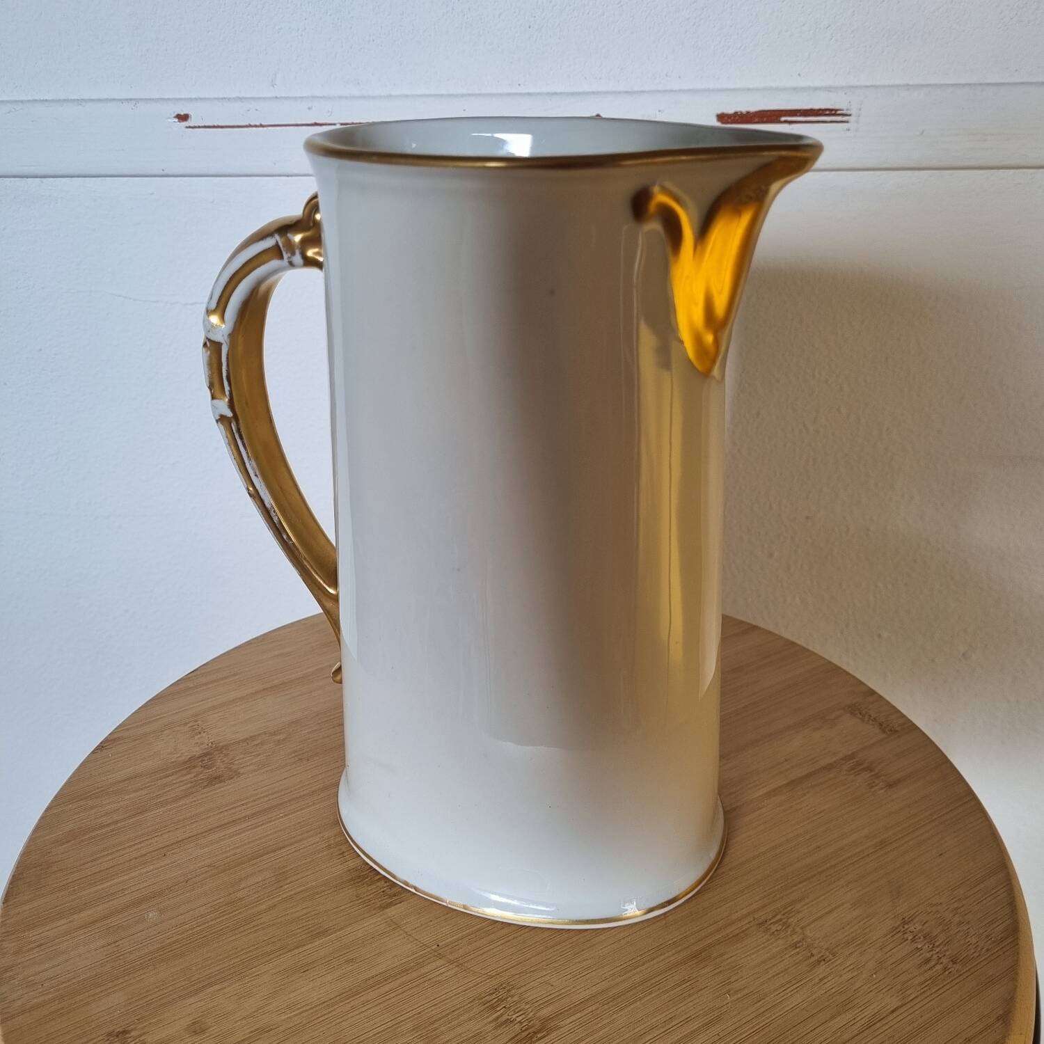 Limoges porcelain jug