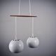 Lampe suspendue, design danois, années 1960. Benny Frandsen