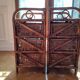 Pair of restored vintage rattan bedside tables – 3 drawers