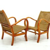 Chaises en corde vintage, 1970