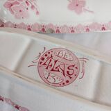 Soap dish, comb holder, ironstone, BFK, Lilac