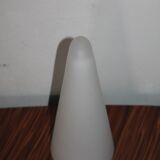 Lampe cône "Teepee" des années 80 en pâte de verre