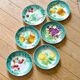 1922 KG Lunéville Badonviller barbotine fruit plates