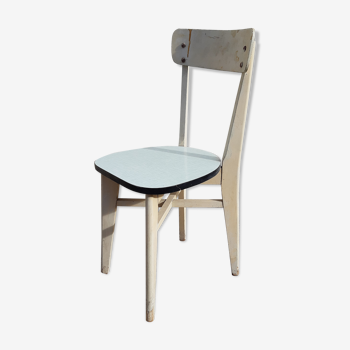 Wooden chair and formica