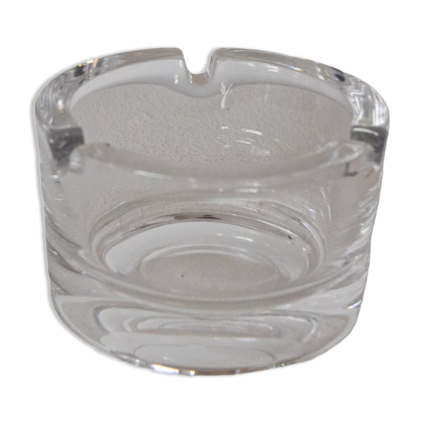 Cendrier en cristal vintage