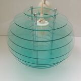 Vintage green globe design hanging lamp