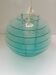 Suspension baladeuse design globe vert vintage