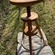 Tabouret à vis bois dit d’horloger