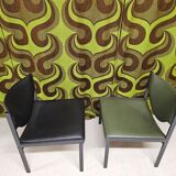 Pair of vintage Lübke 206 armchairs