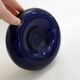 Cobalt blue "tyre" catchall in glass