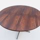 Table à manger Jorge Zalszupin ronde extensible palissandre jacaranda 1960
