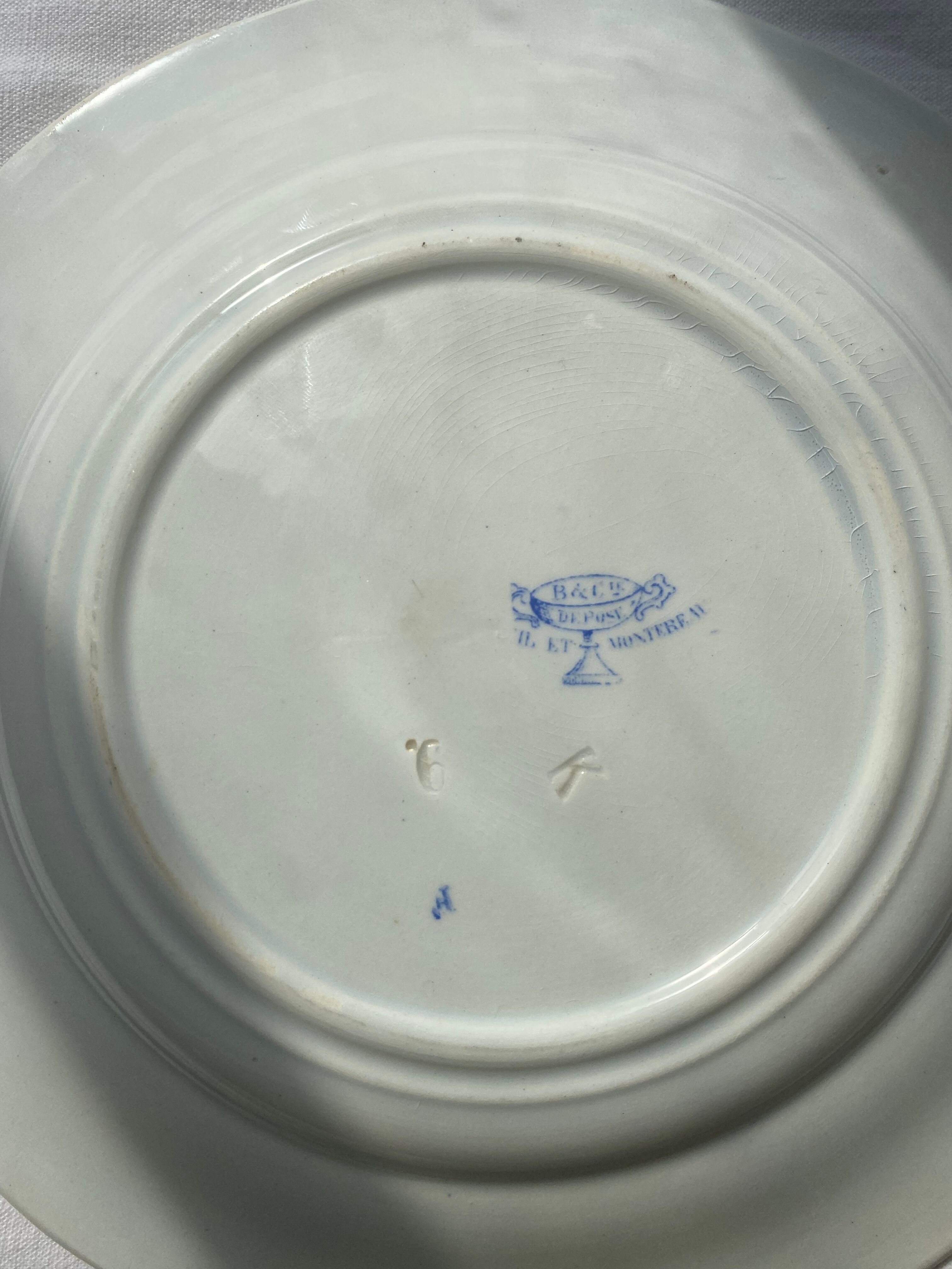 Talking plate series "galanteries"