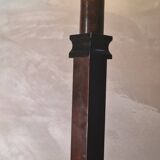Large art deco bakelite lamp, with metal lampshade art deco pattern 62x13