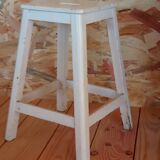 Vintage kitchen stool with handle
