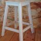 Vintage kitchen stool with handle