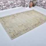 Turkish oushak vintage carpet sku 3158