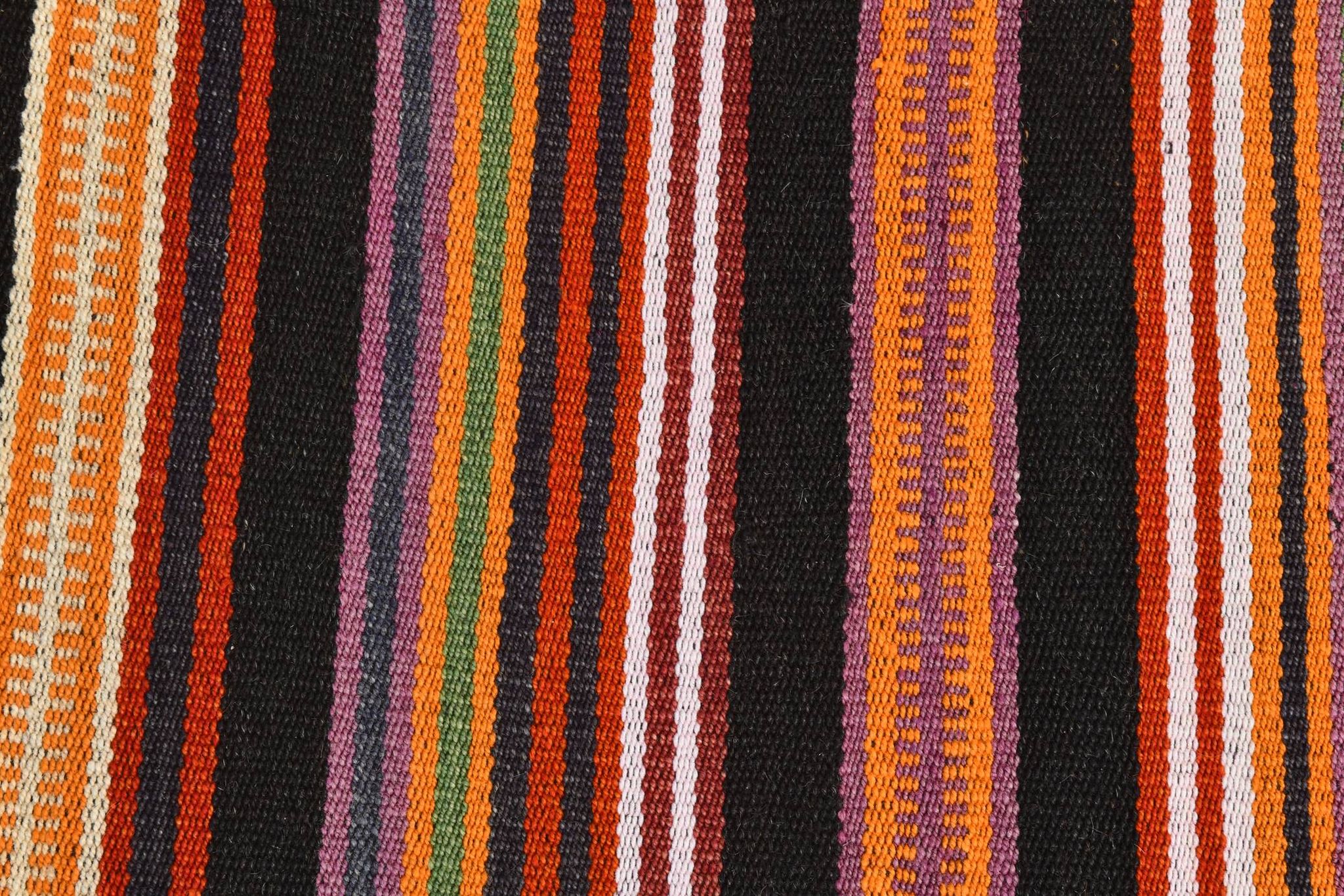 Tapis Kilim turc à rayures