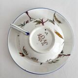 Polychrome ironstone cup "Nella" Jules Veillard Bordeaux (JVB)