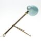 Boris Lacroix. Table lamp/wall light with adjustable arm, brass and lacquered metal.
