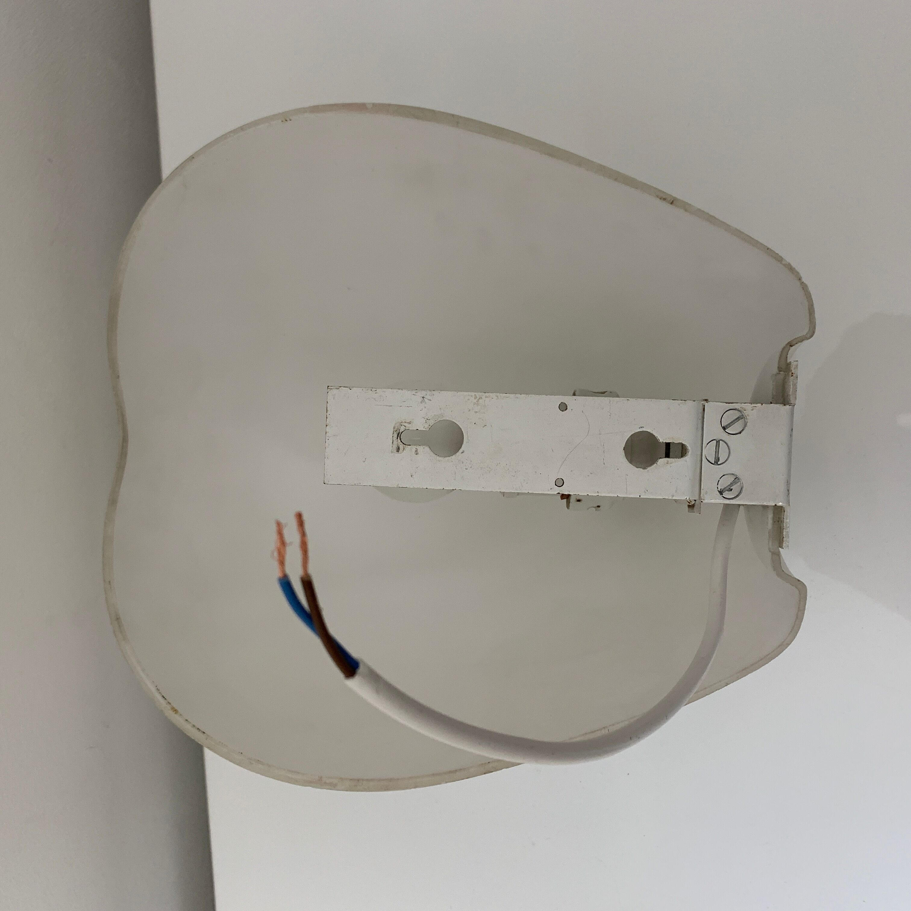 Glass wall lamp Wilhelm Wagenfeld Peill & Putzler Muschel