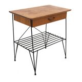 Scandinavian "stringbord" side table, Sweden, 1950