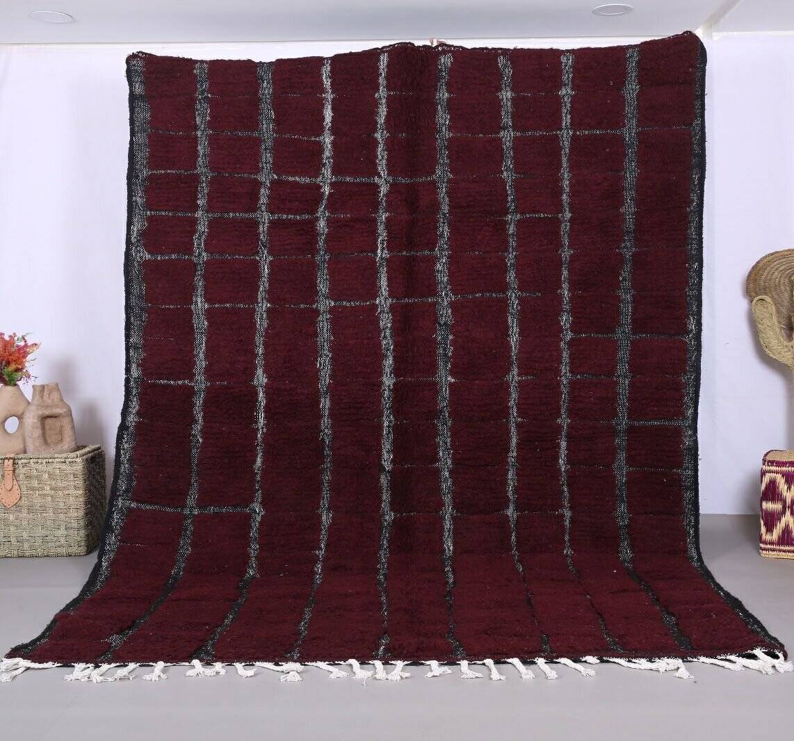 Handmade wool Berber rug 300X200 cm