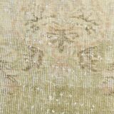 5x8 Green Cream Oriental Turkish Vintage Rug,  142x240Cm