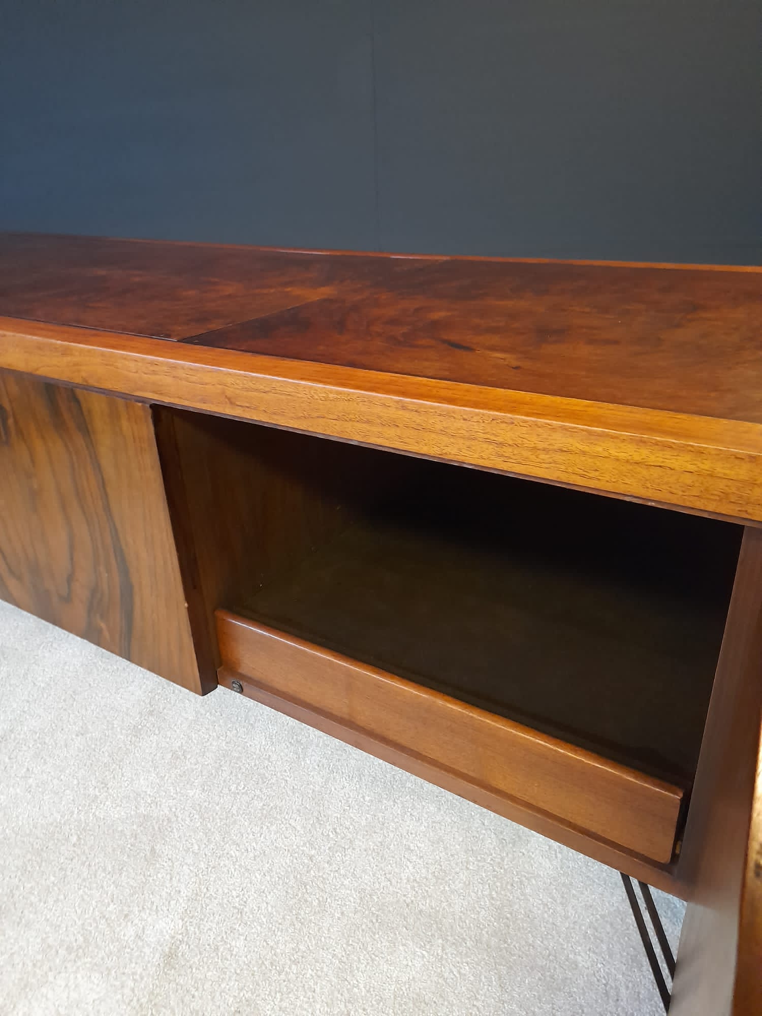 Walnut bramble sideboard Biltrite Canada 1970