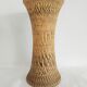 German ceramic hourglass-shaped vase, circa 1950