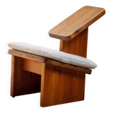 Chaise ergonomique pour genoux en pin Douglas massif par Serena