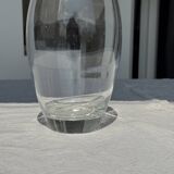 Vase transparent en verre H22