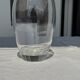 Vase transparent en verre H22